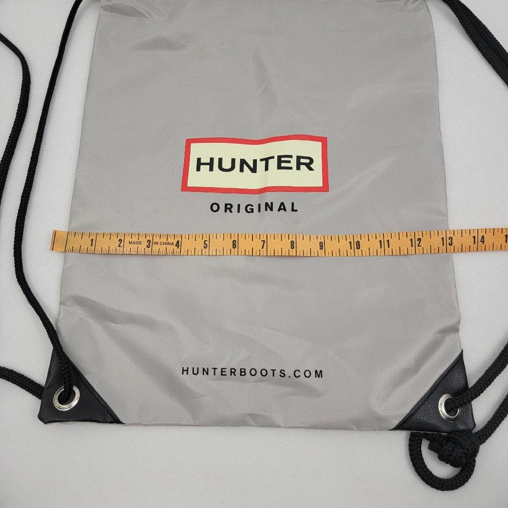 Hunter Drawstring Bag Backpack Silver Gray - image 5